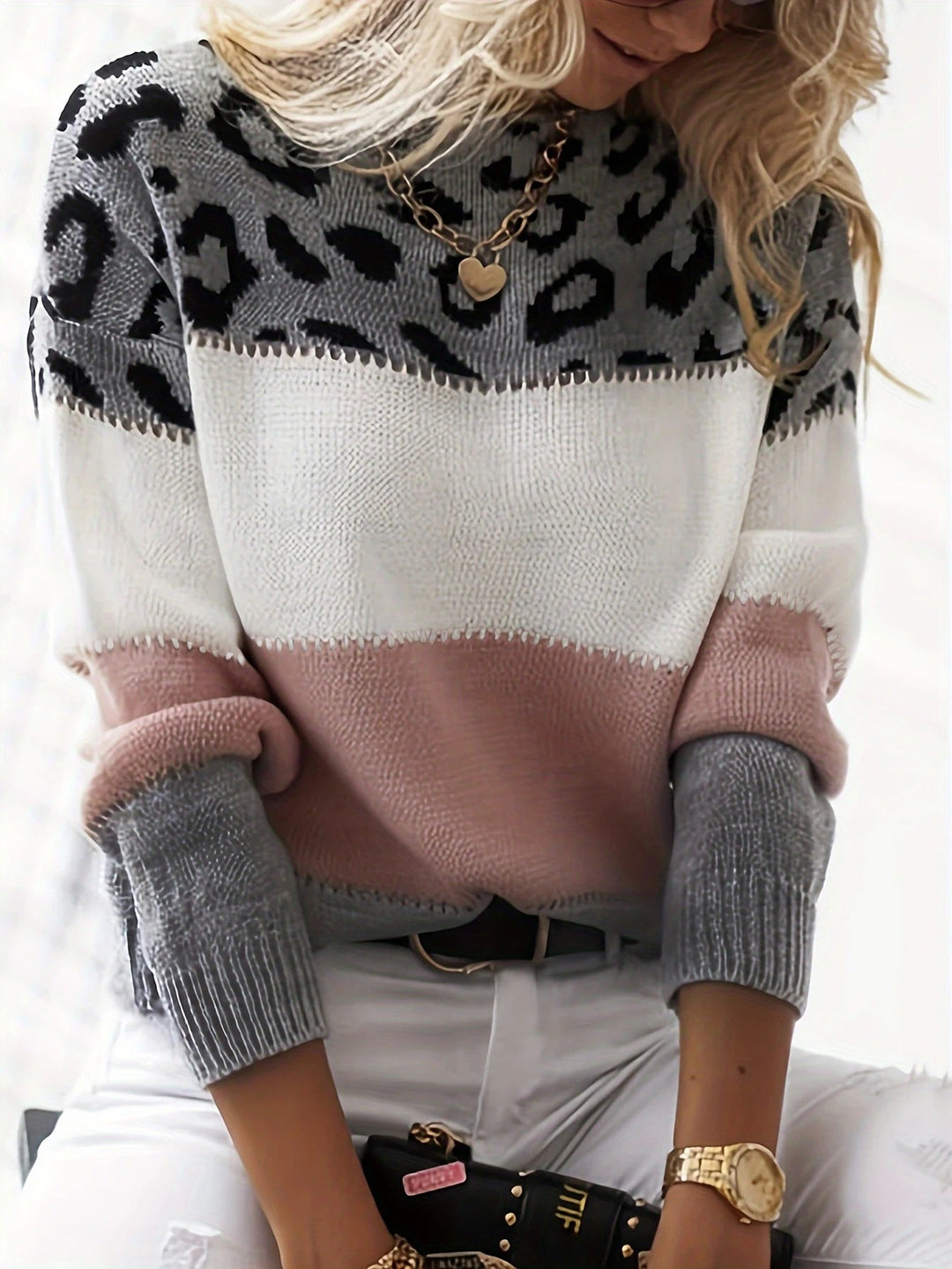 Lela | Sweater im Leopardenmuster