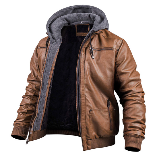 Jonathan | Premium-Winterjacke aus Leder