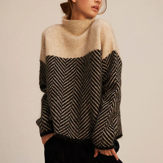 Agathe | Eleganter Rollkragenpullover