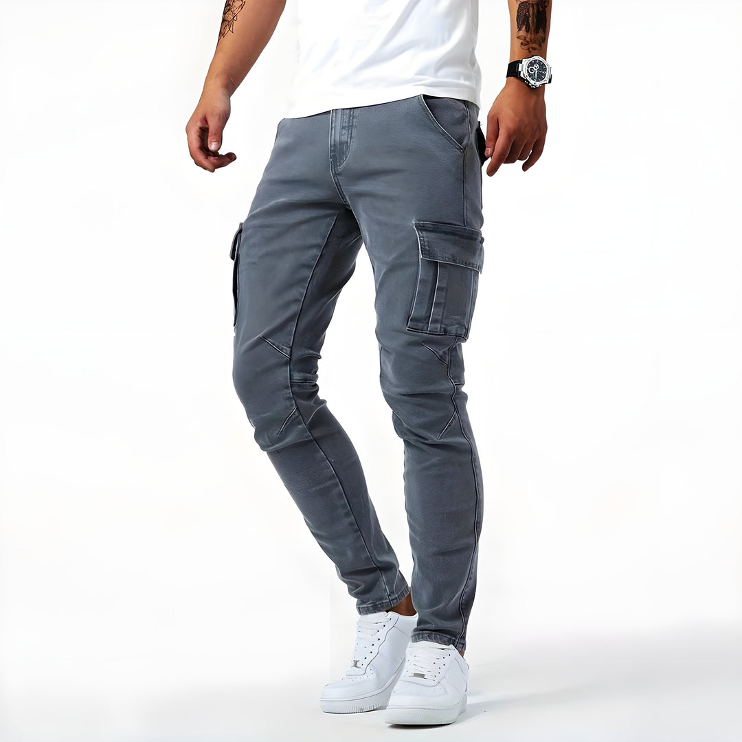 Samuel | Elastische Cargo-Jeans