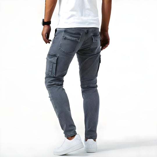 Samuel | Elastische Cargo-Jeans