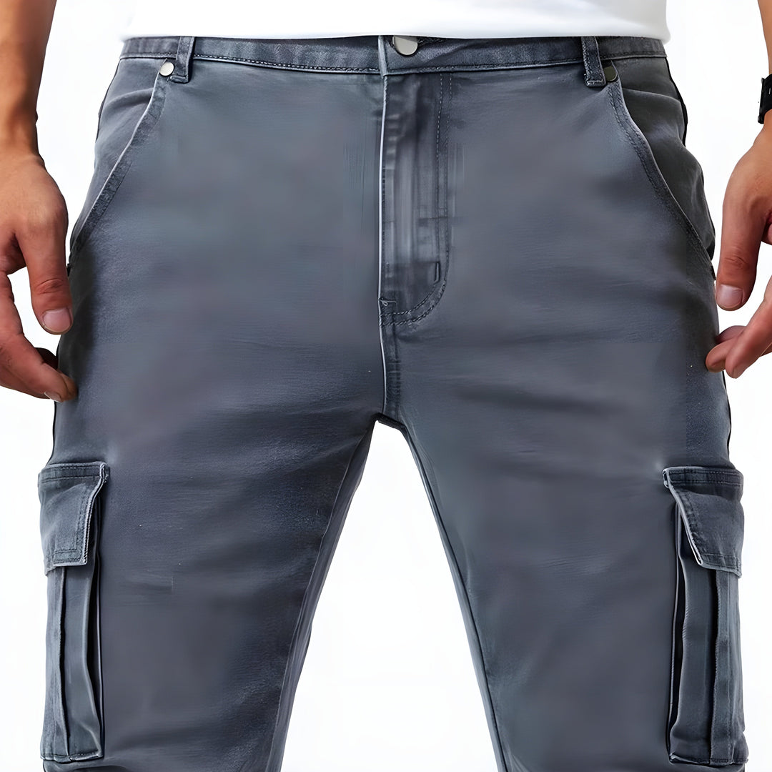 Samuel | Elastische Cargo-Jeans