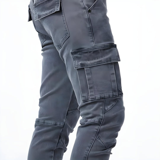 Samuel | Elastische Cargo-Jeans