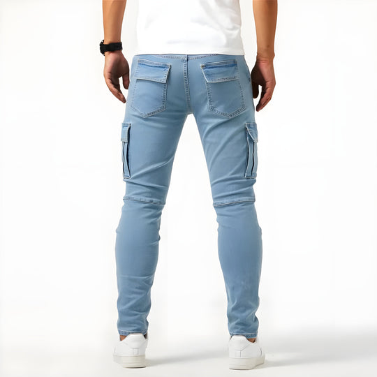 Samuel | Elastische Cargo-Jeans