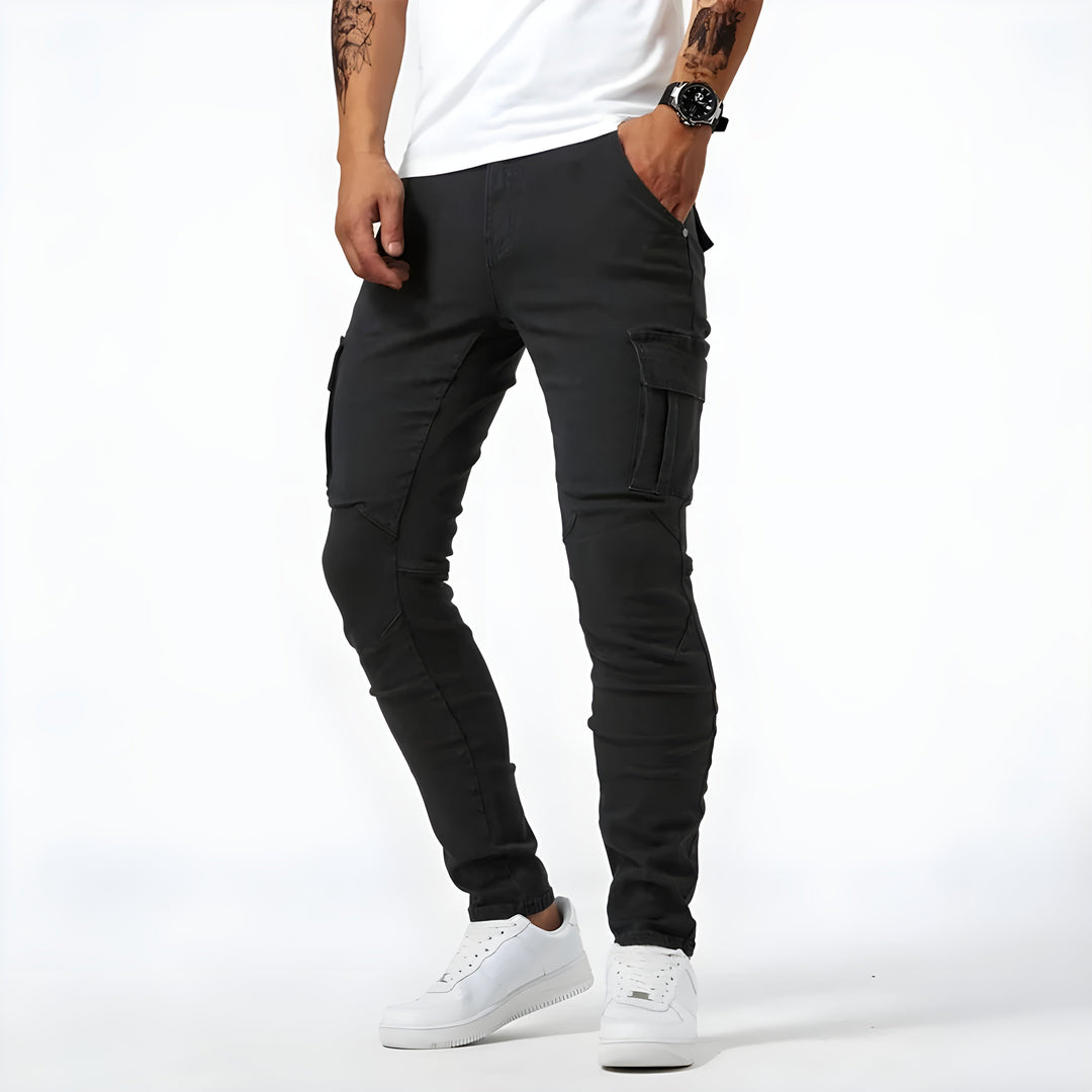 Samuel | Elastische Cargo-Jeans