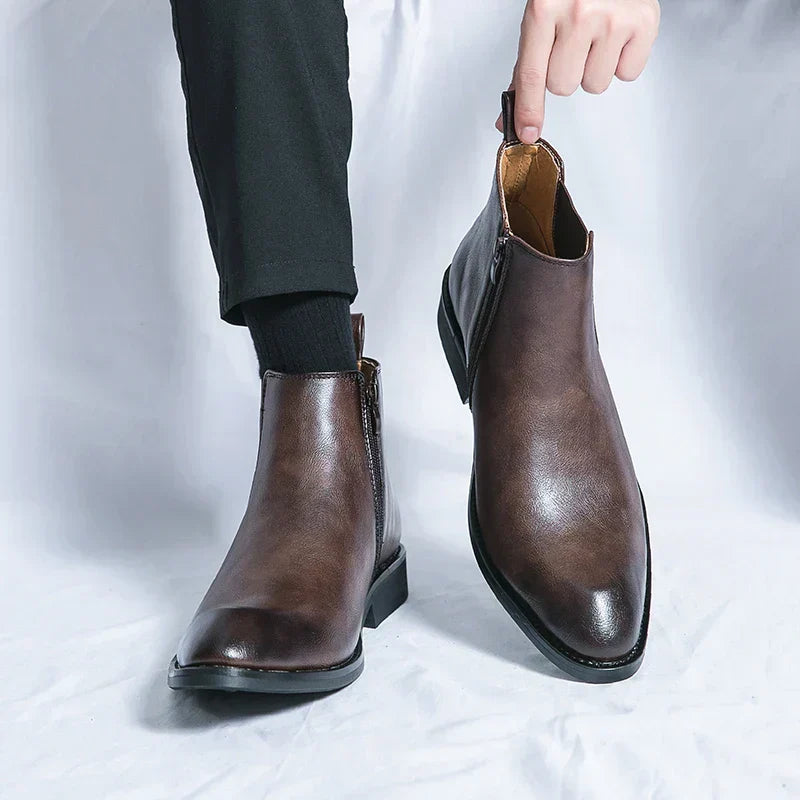 Cooper | Stilvolle Chelsea-Boots mit praktischem Zipper