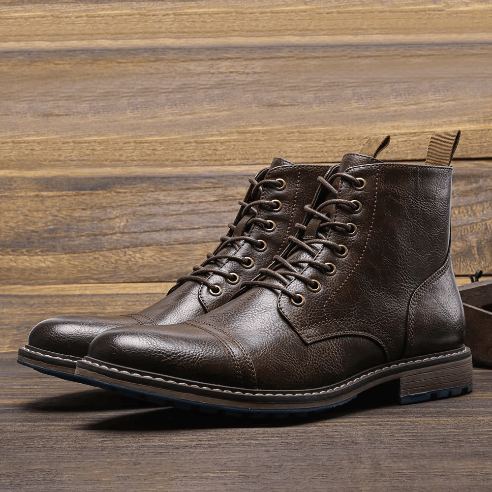 Conor | Stilvolle Leder-Boots im angesagten Modestil