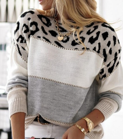 Lela | Sweater im Leopardenmuster