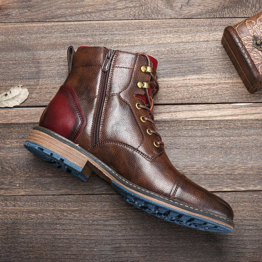 Aaron | Stilvolle Oxford-Stiefel aus hochwertigem Leder